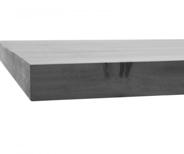 Jedálenský stôl Edge 140x90 XL Akácia platina nerezová oceľ uhlový - Image 5