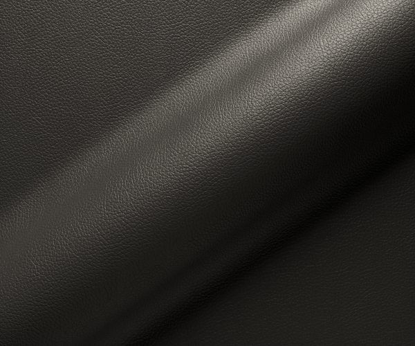 Jídelní židle Vinjo-Flex Černá Genuine Leather Cantilever Round Nerezová Ocel - Image 4